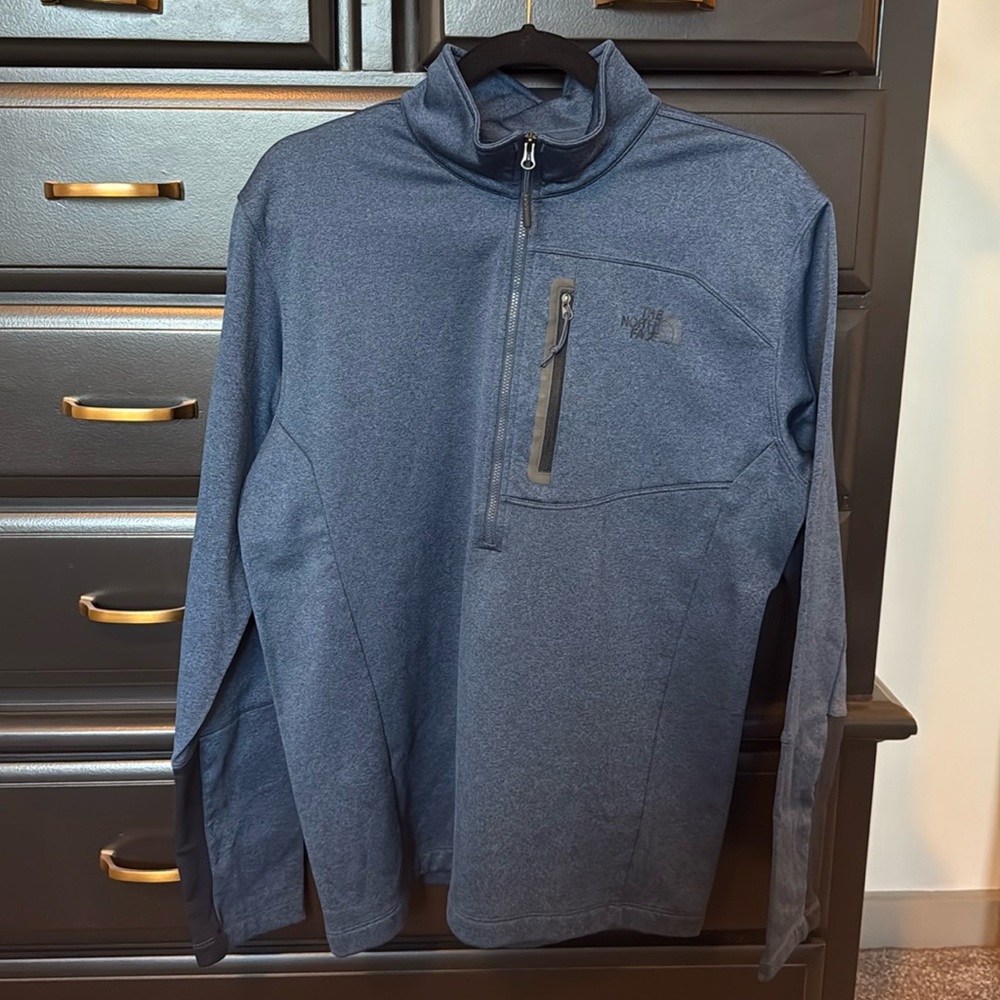 North Face Navy Quarter Zip